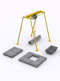 Лабораторный стенд «Стропальные работы»