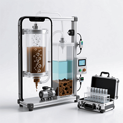 Лабораторный стенд «Очистка активным илом»